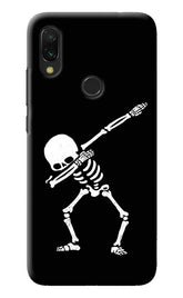 Dabbing Skeleton Art Redmi Y3 Back Cover